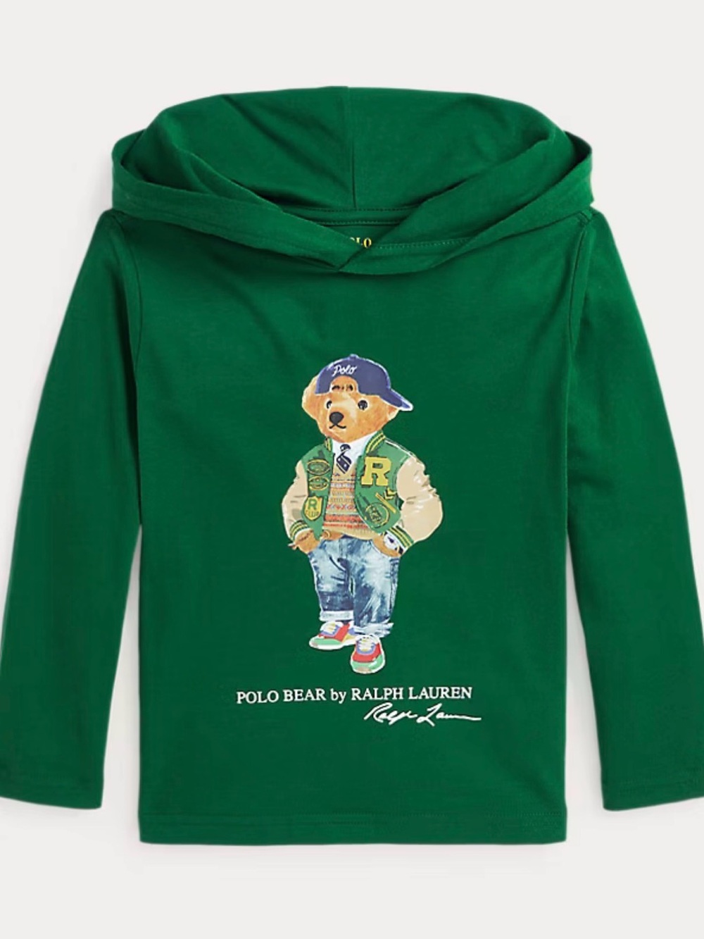 Hooded Ralph Lauren Polo Bear boys Tshirt